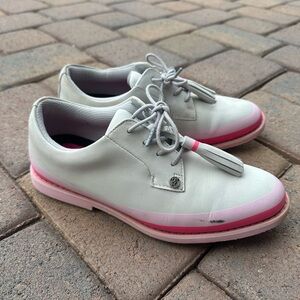 G/FORE Women's White and Pink Shoes